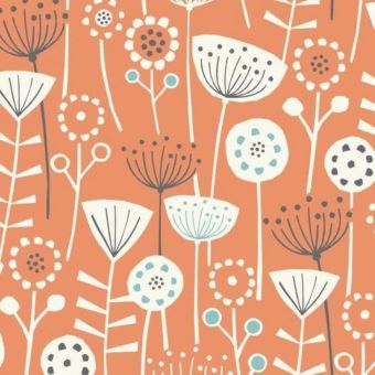 Dientes de león naranja